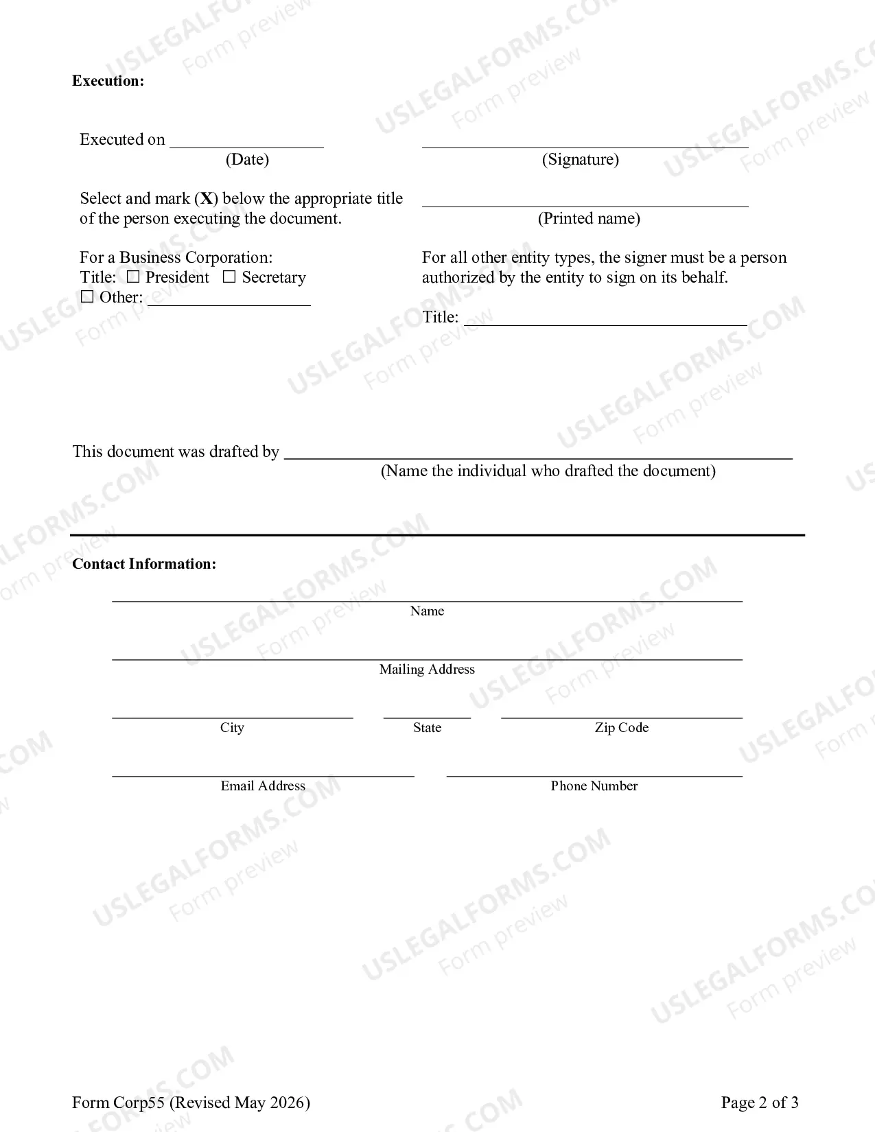 Preview Revocation of Voluntary Dissolution - Stock or Nonstock Corporation or Limited Liability Company