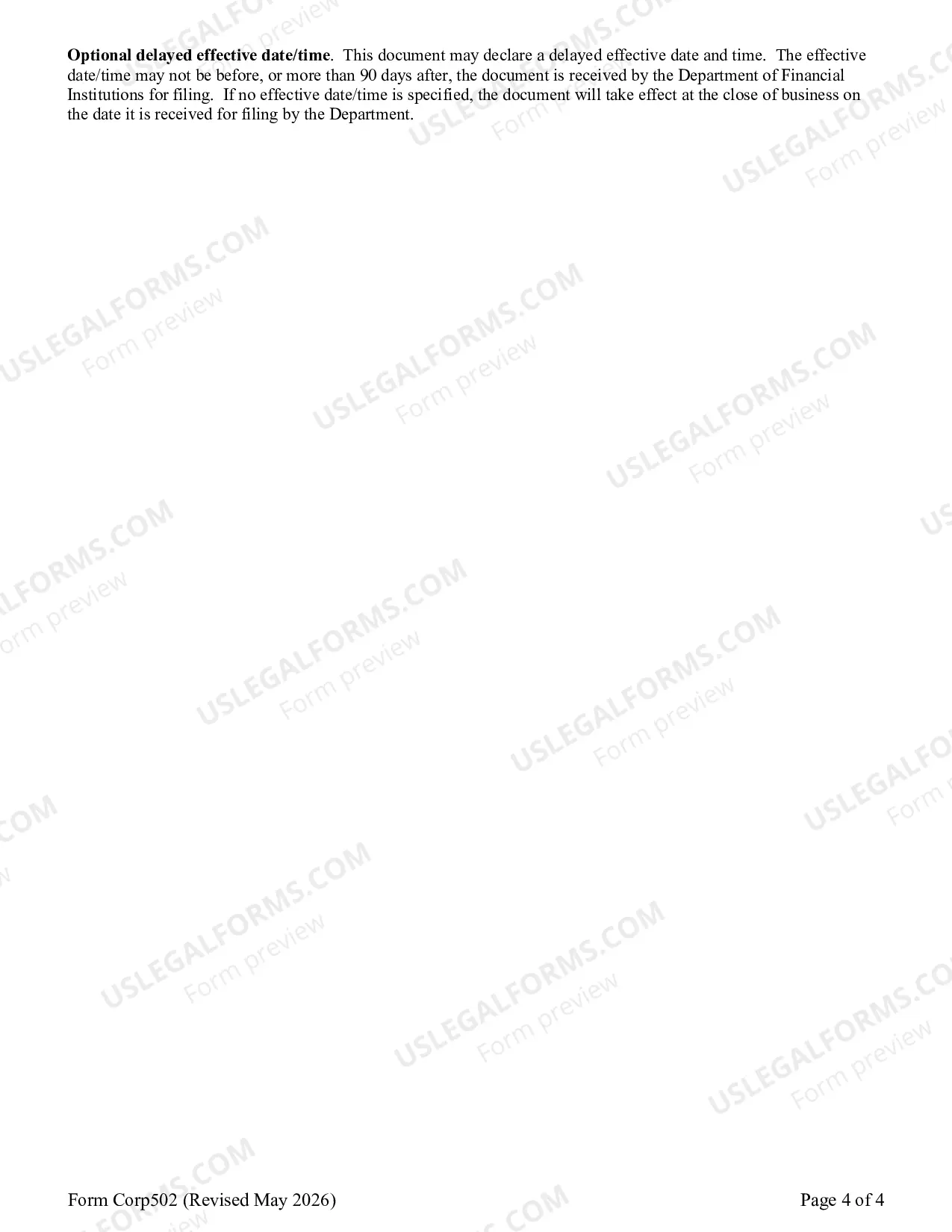 Preview Articles of Organization - Limited Liability Company