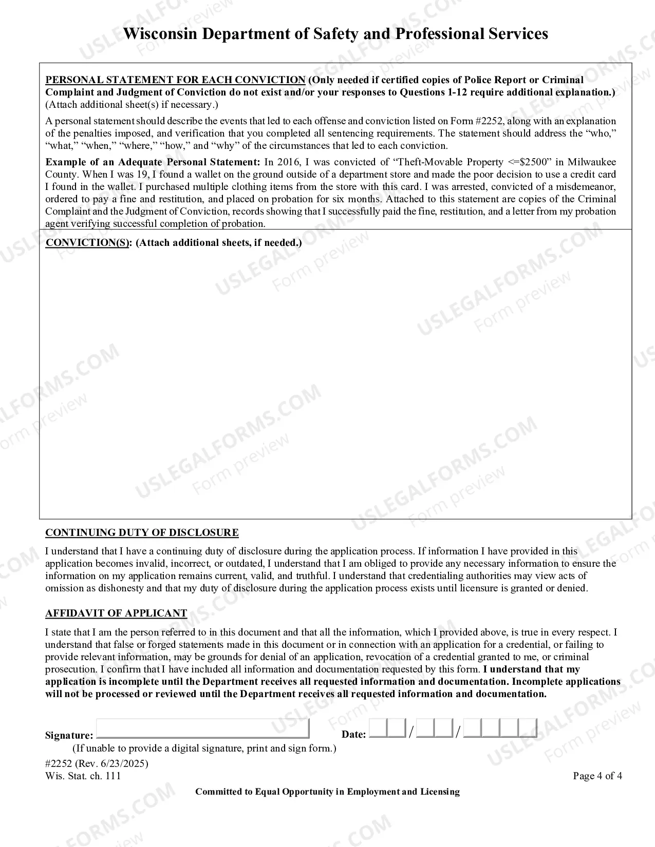 Preview ?Convictions and Pending Charges