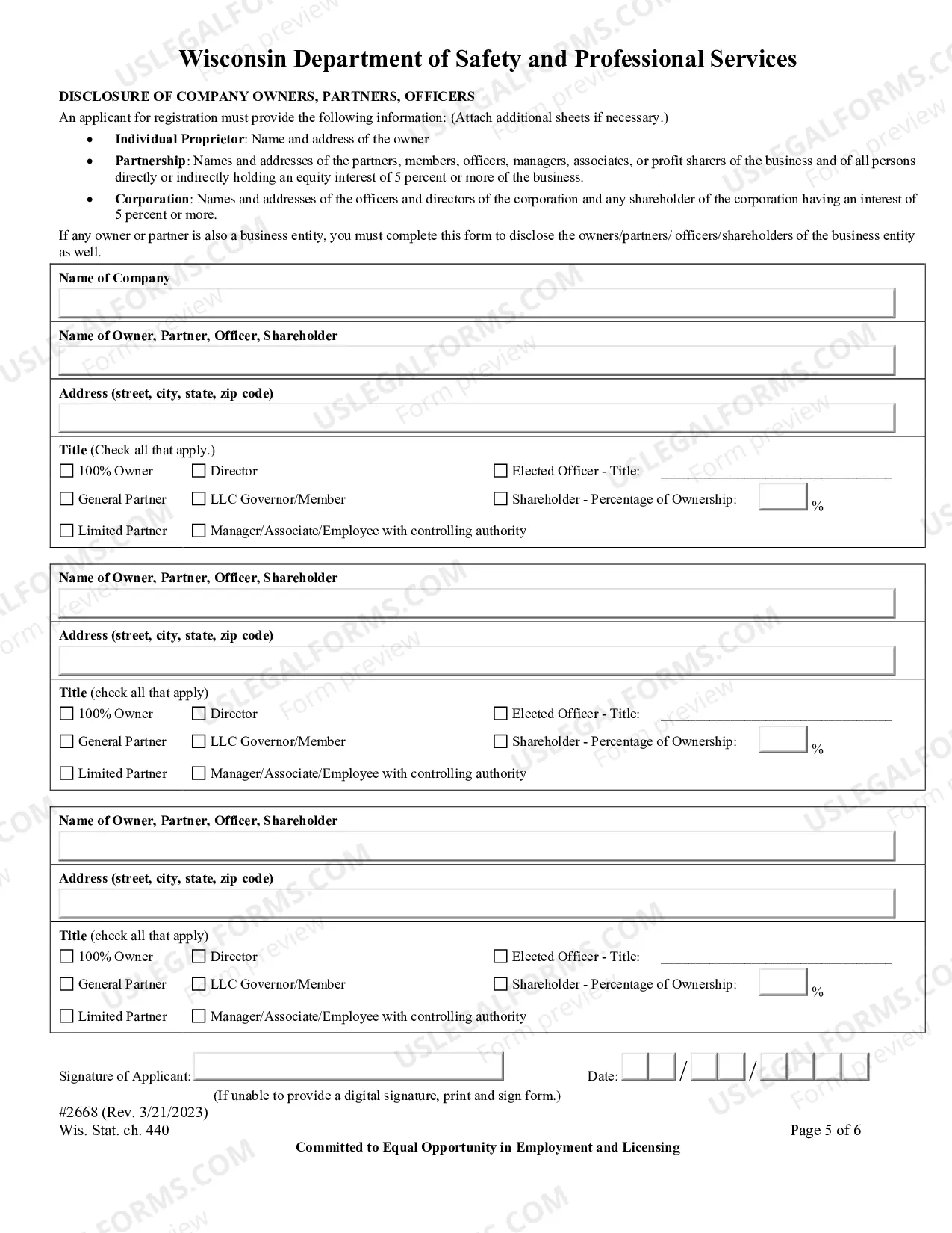 Preview Application for Athlete Agent Registration