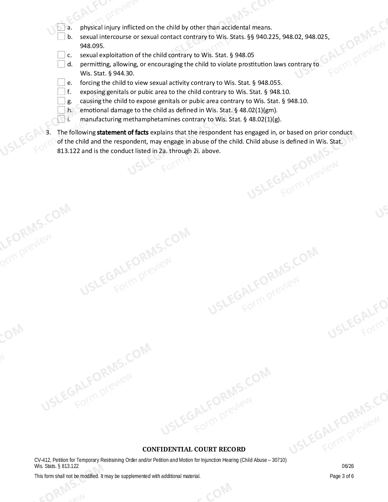 Preview Petition for Temporary Restraining Order and/or Petition and Motion for Injunction Hearing (Child Abuse)