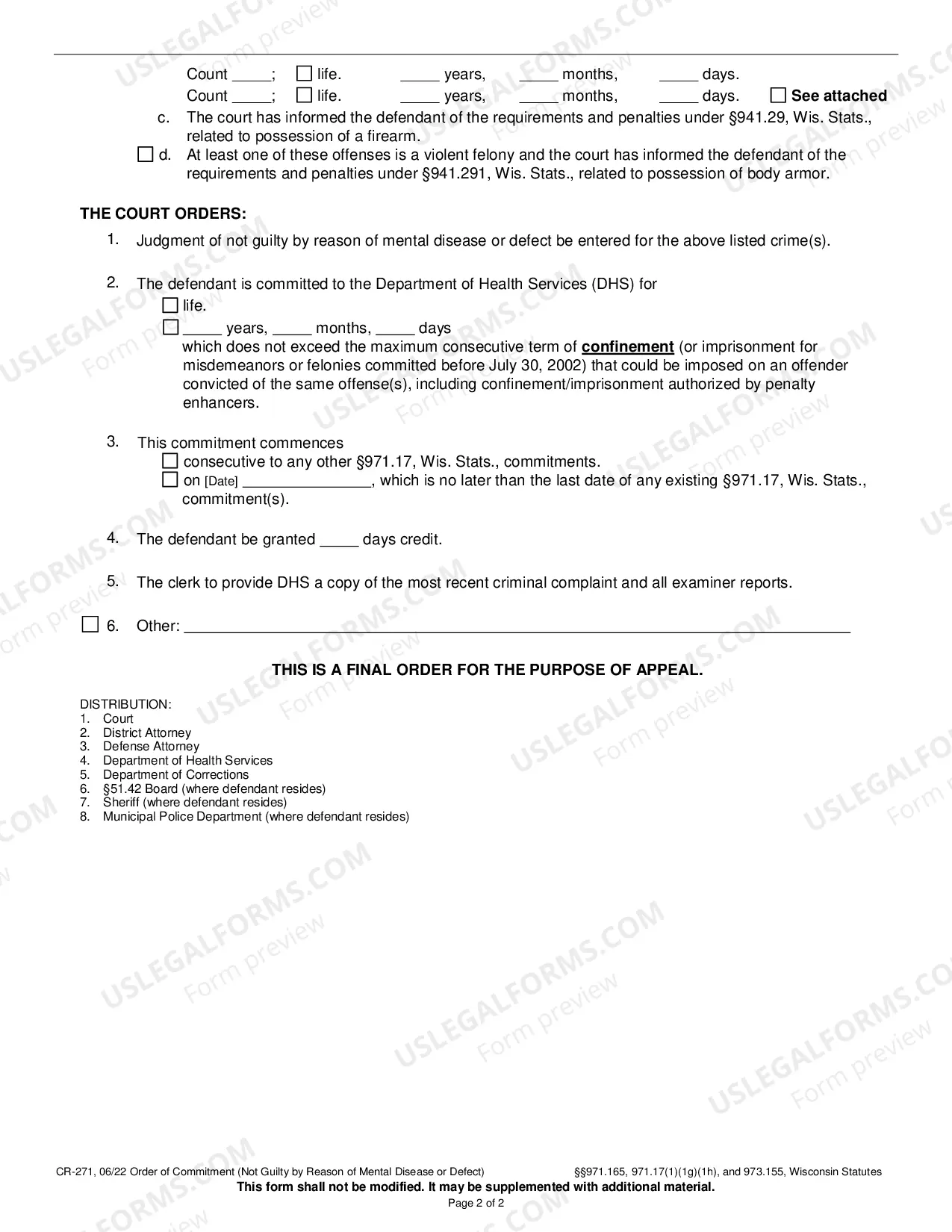 Preview Order of Commitment (NGI)