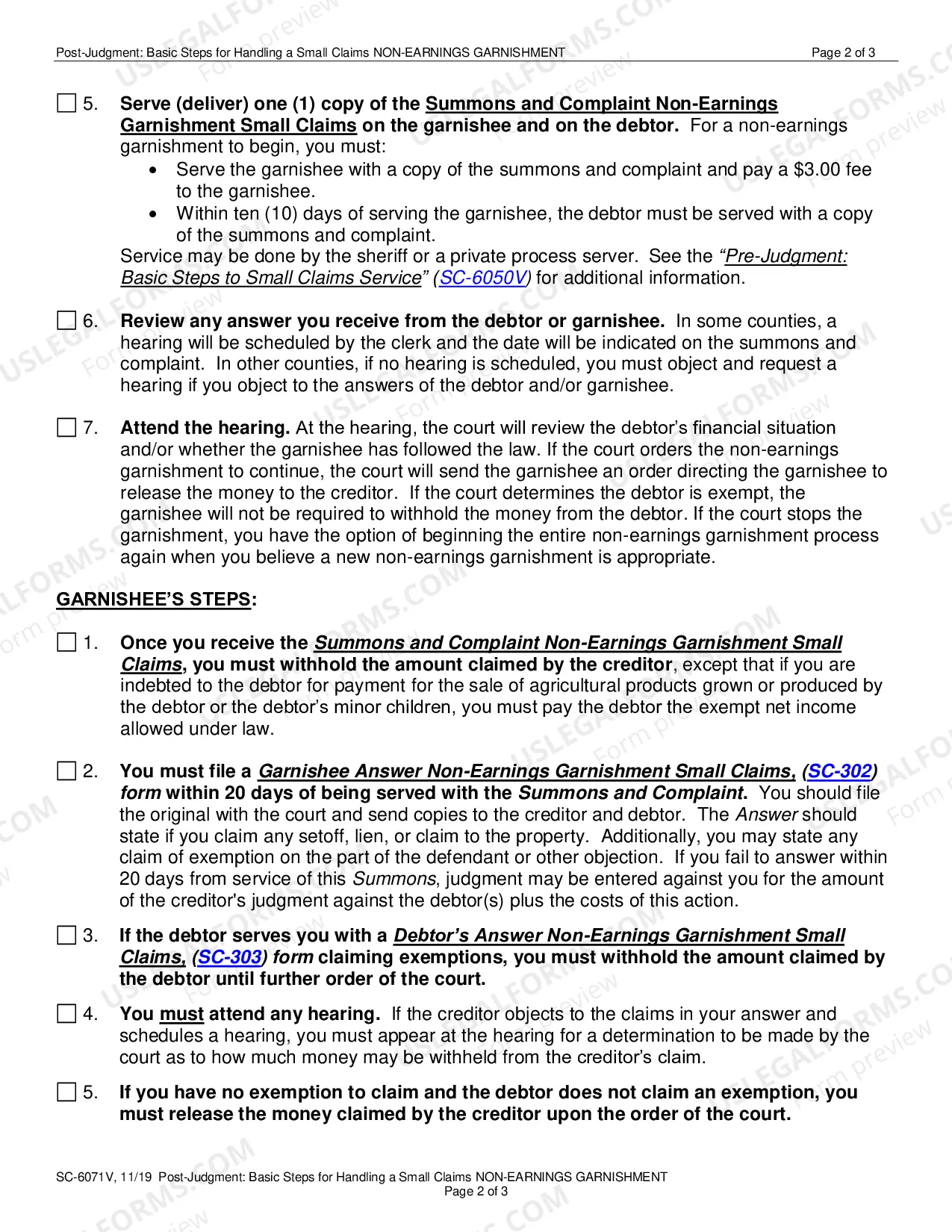 Preview Post-Judgment: Basic Steps for Handling a Non-Earnings Garnishment