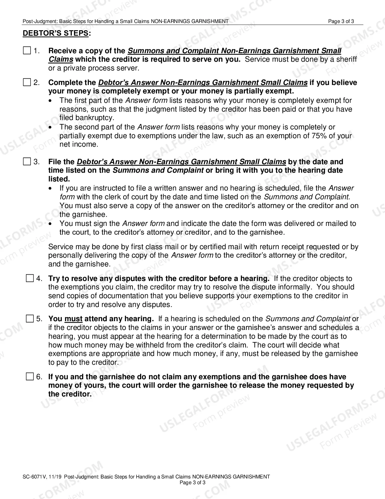 Preview Post-Judgment: Basic Steps for Handling a Non-Earnings Garnishment
