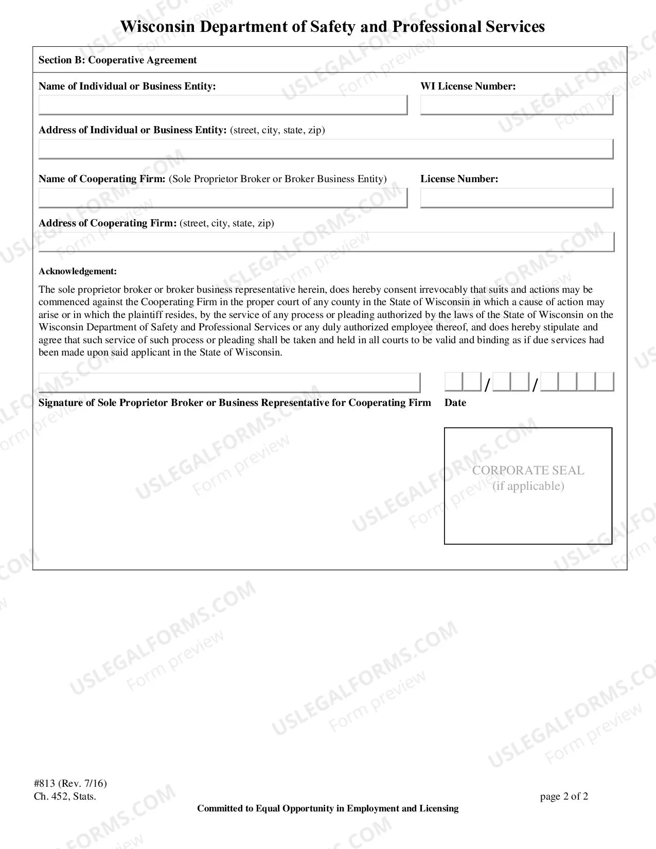 Preview Cooperative Agreement