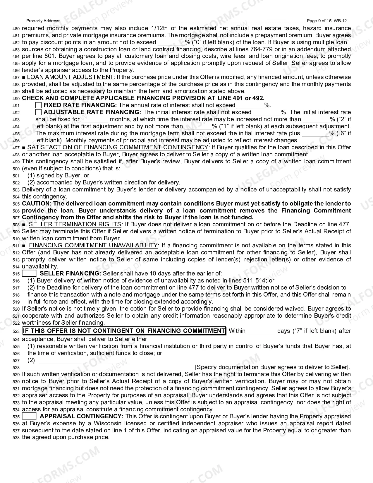 Preview Farm Offer to Purchase