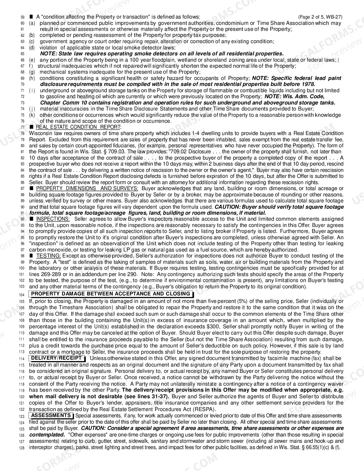 Preview ?Time Share Contract (Resale by Non-Developer)