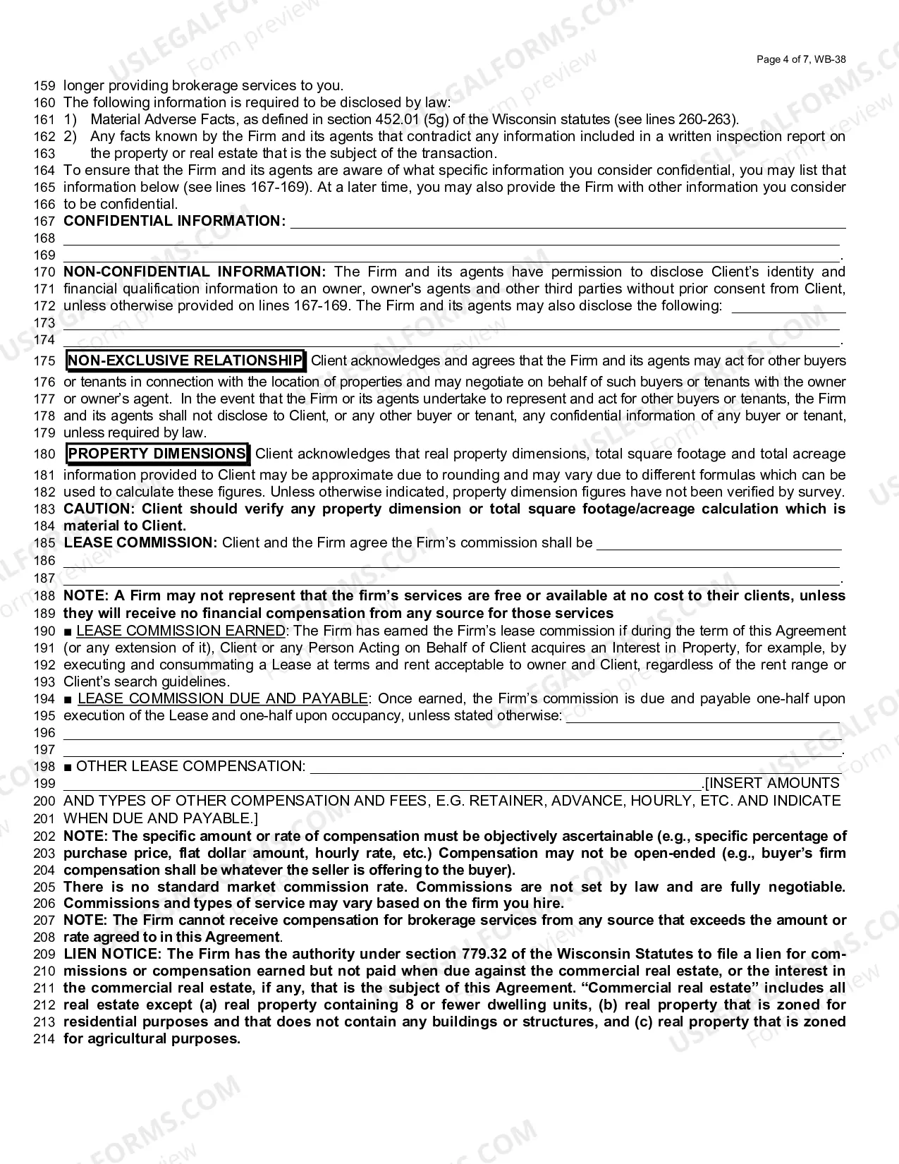Preview Commerical Buyer Agency/Tenant Representation Agreement