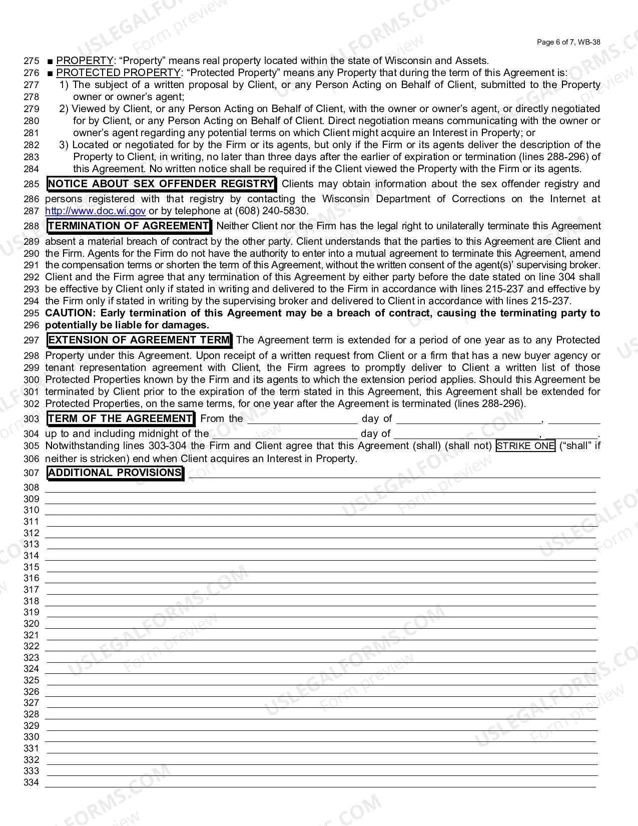 Preview Commerical Buyer Agency/Tenant Representation Agreement