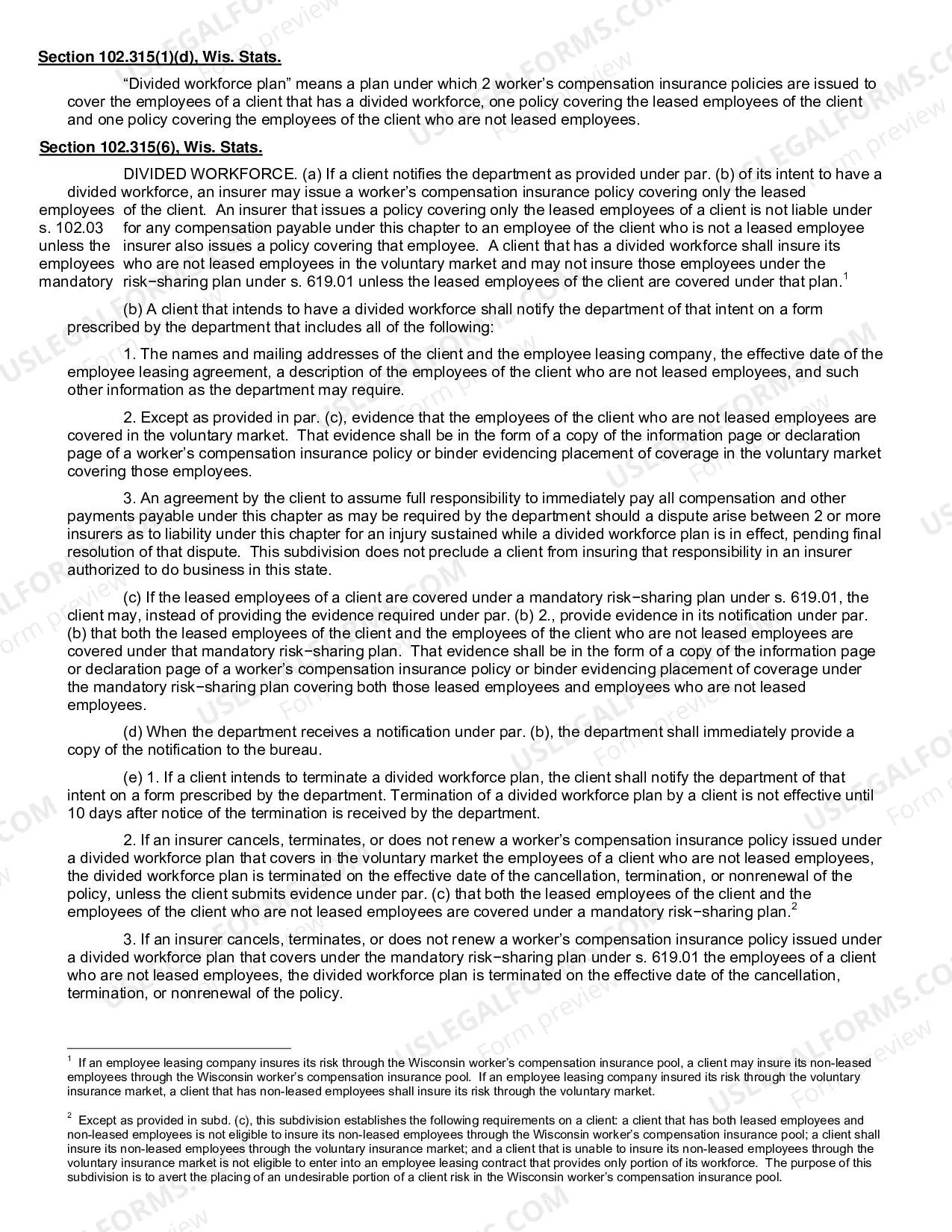 Preview Employer Notice of Divided-Workforce