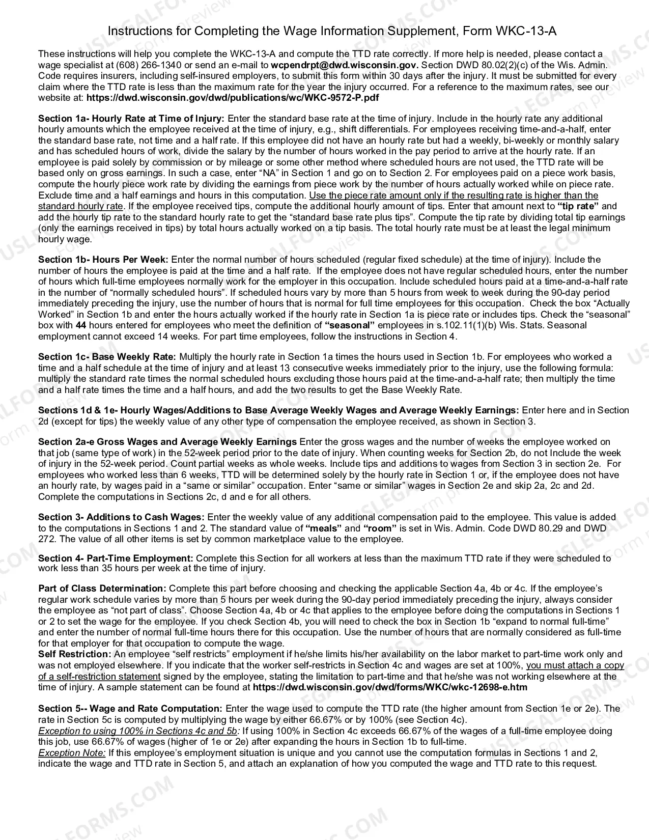 Preview Wage Information Supplement