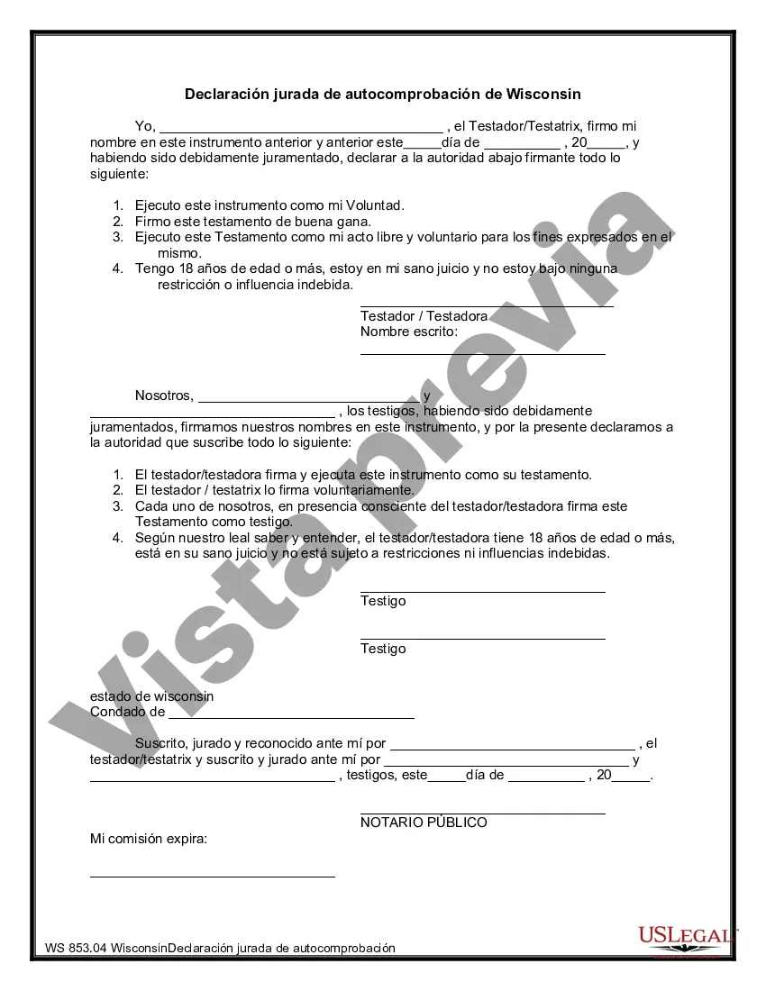 Preview Último testamento legal y formulario de testamento con todos los bienes en fideicomiso llamado testamento invertido