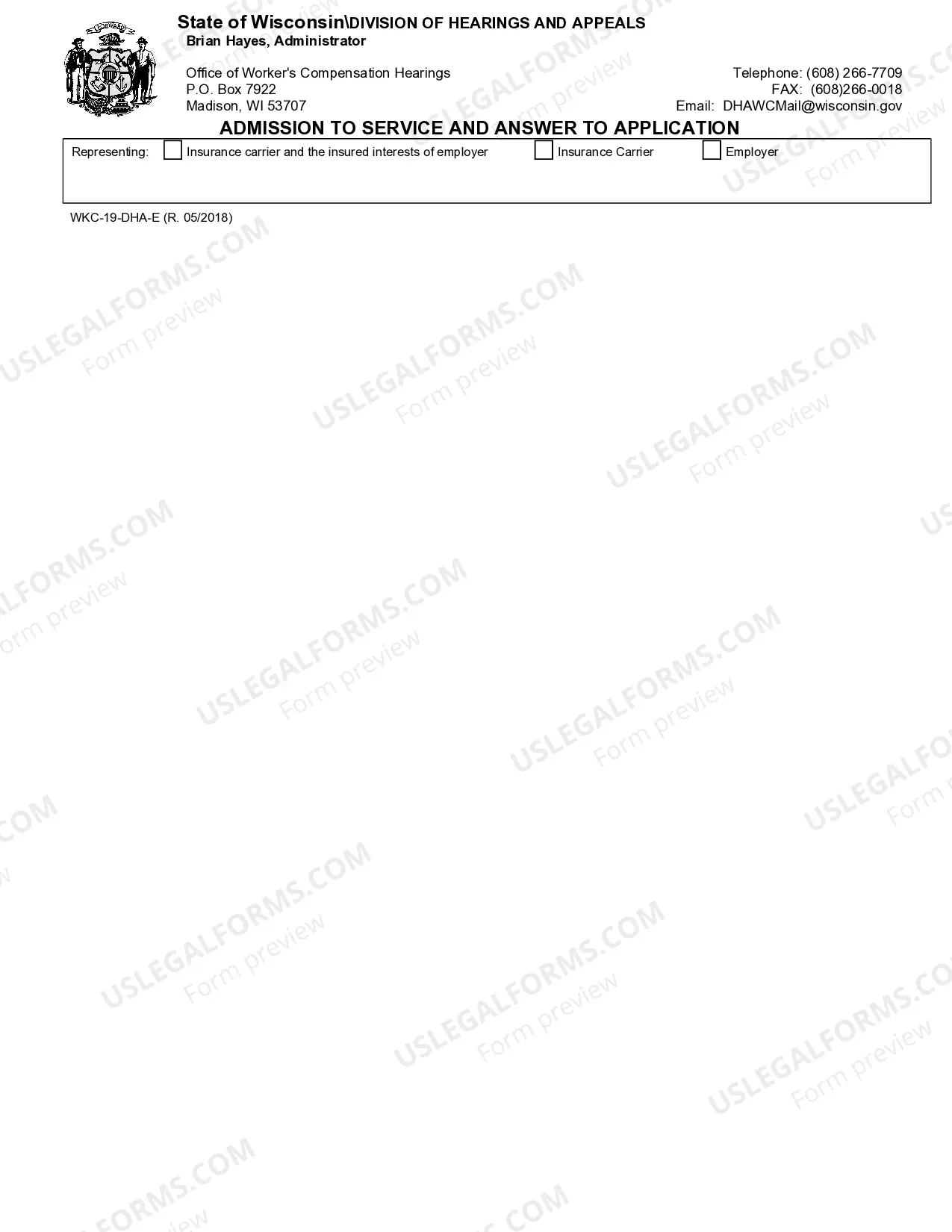 Preview Admission to Service for Workers' Compensation