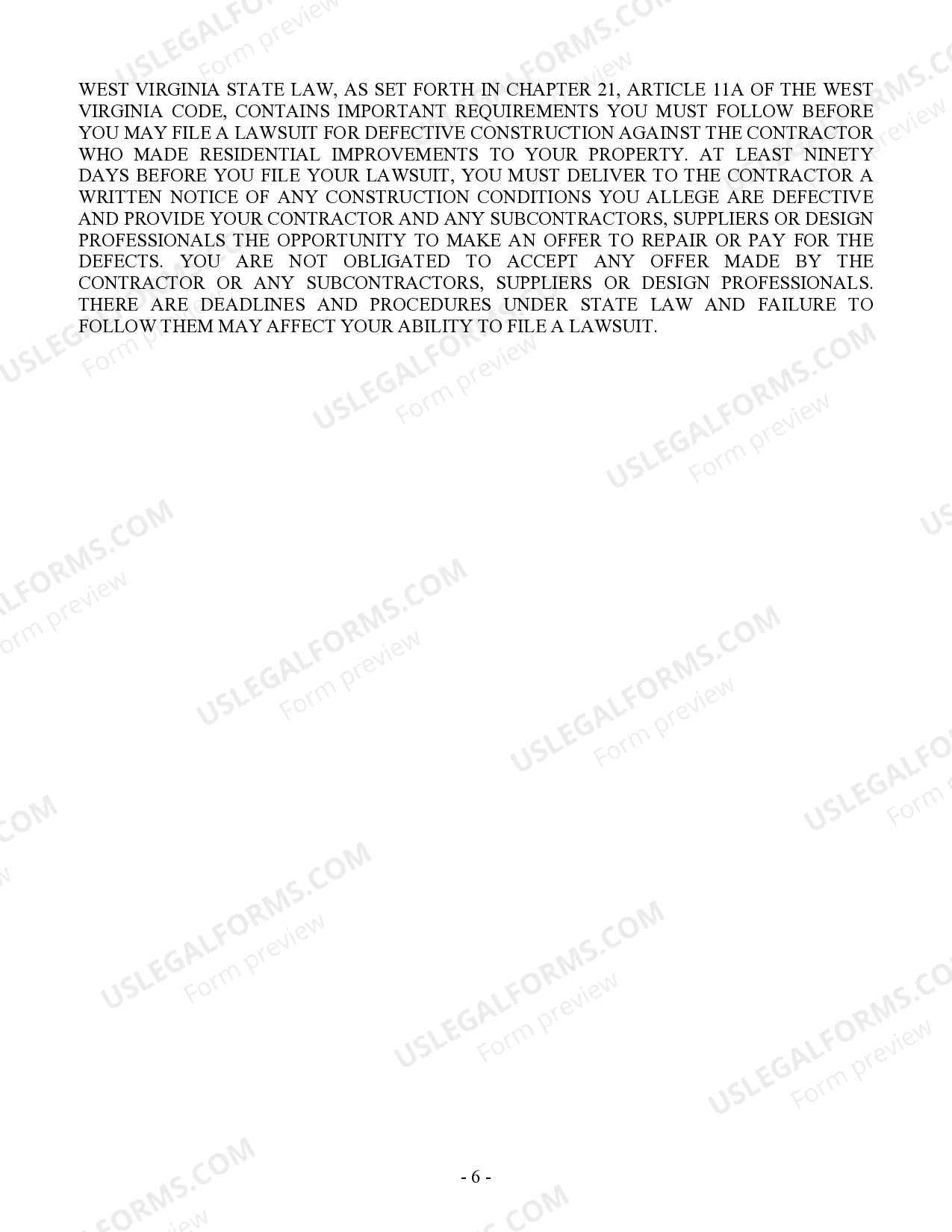 Preview Landscape Contract for Contractor