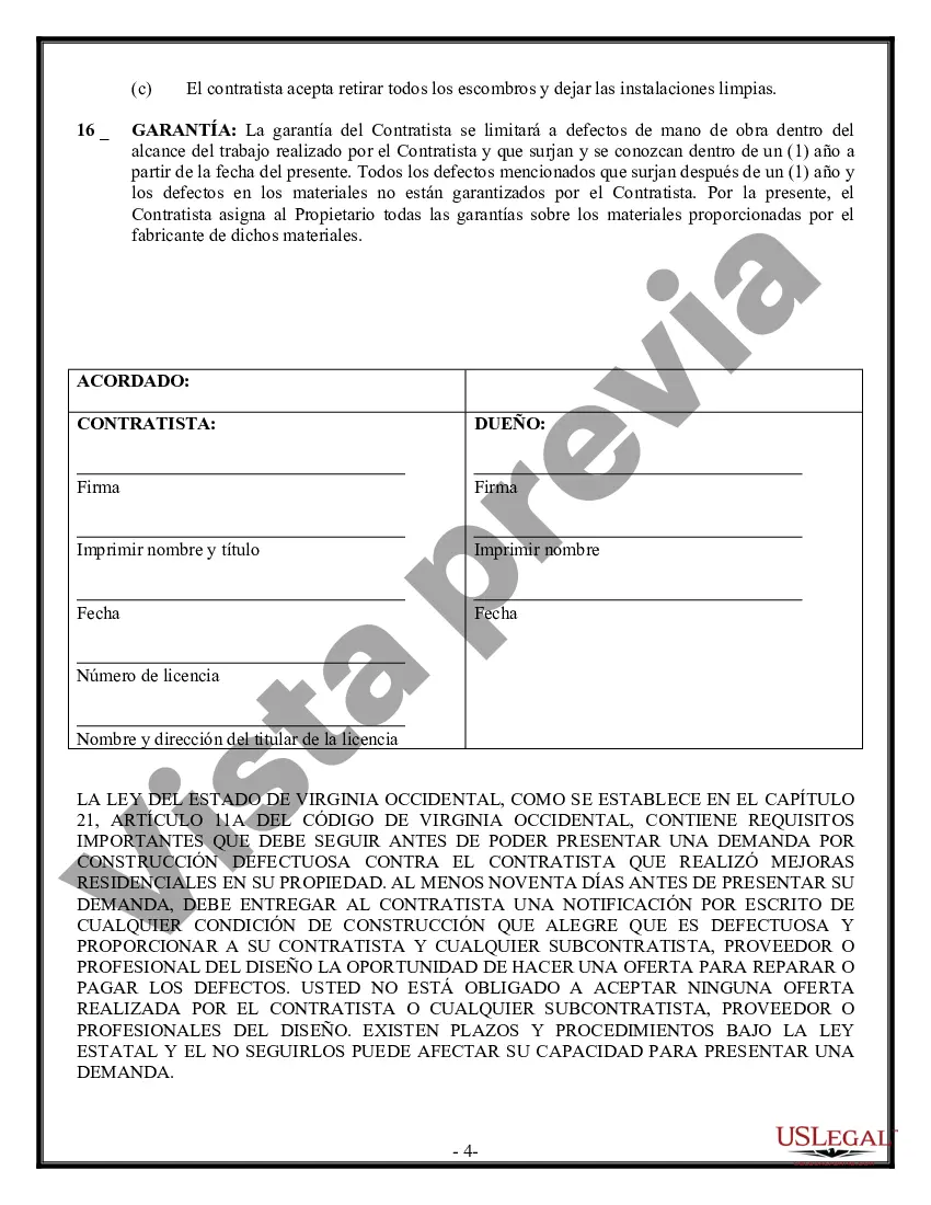 Preview Contrato de Drenaje para Contratista