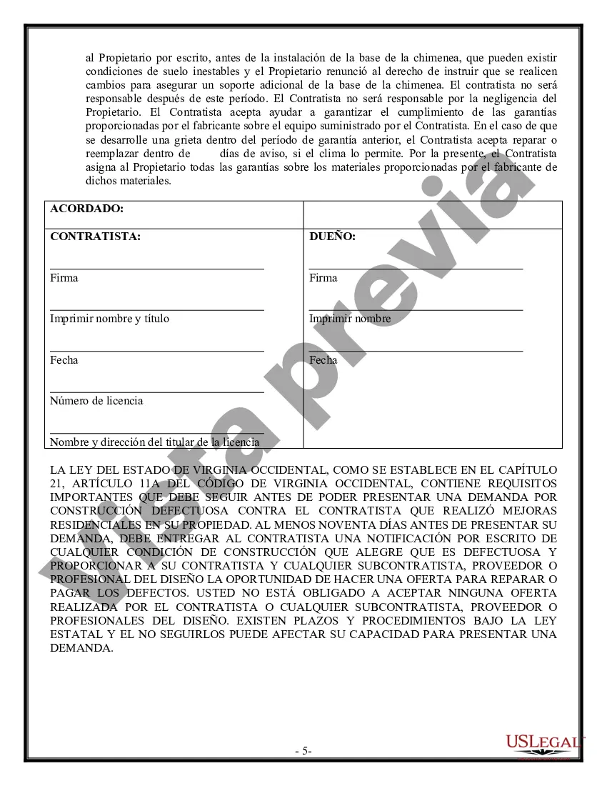 Preview Contrato de Fundación para Contratista