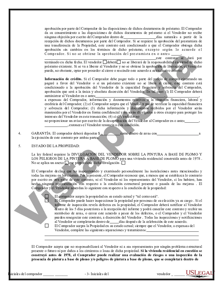 Preview Contrato de Compraventa de Bienes Inmuebles sin Corredor para Acuerdo de Venta de Casa Residencial