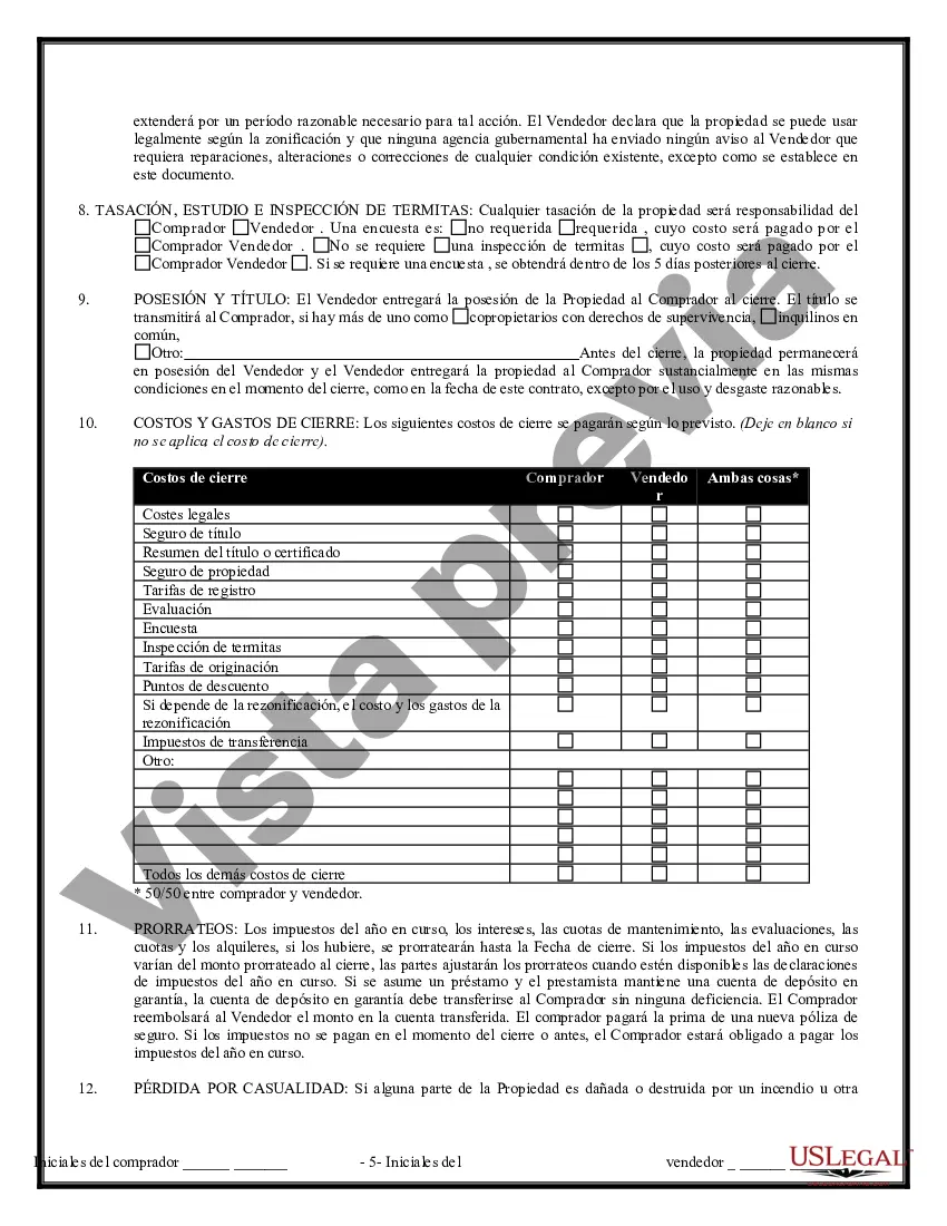 Preview Contrato de Compraventa de Bienes Inmuebles sin Corredor para Acuerdo de Venta de Casa Residencial