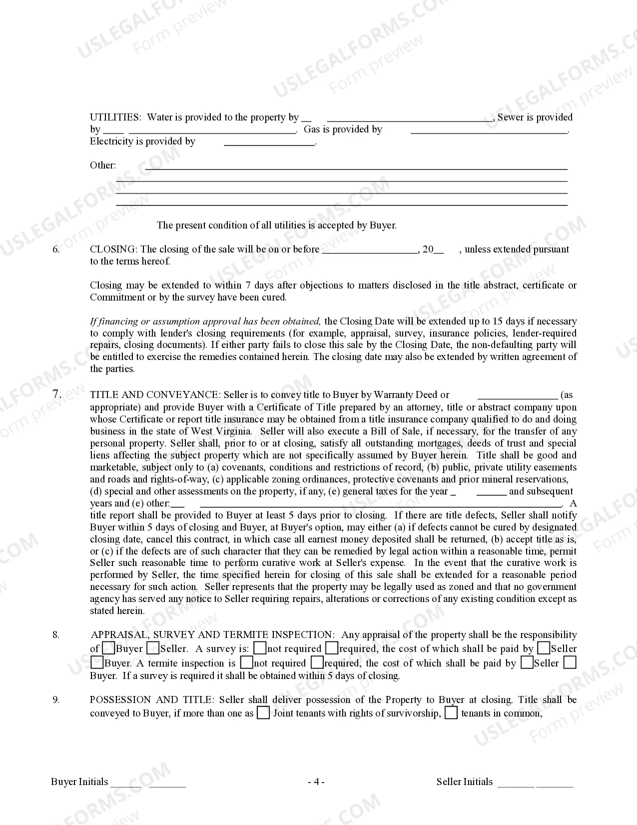 Preview Contract for Sale and Purchase of Real Estate with No Broker for Residential Home Sale Agreement