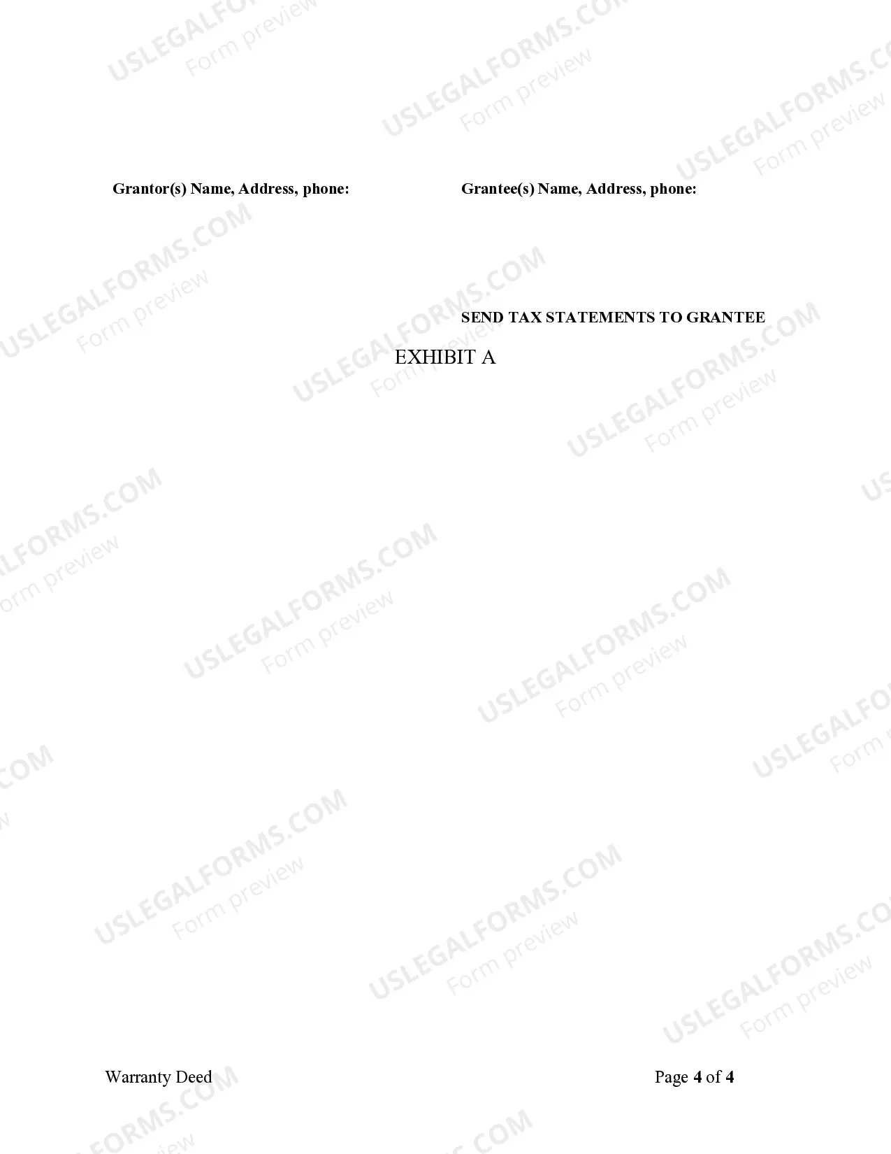 Preview Warranty Deed from Corporation to Individual
