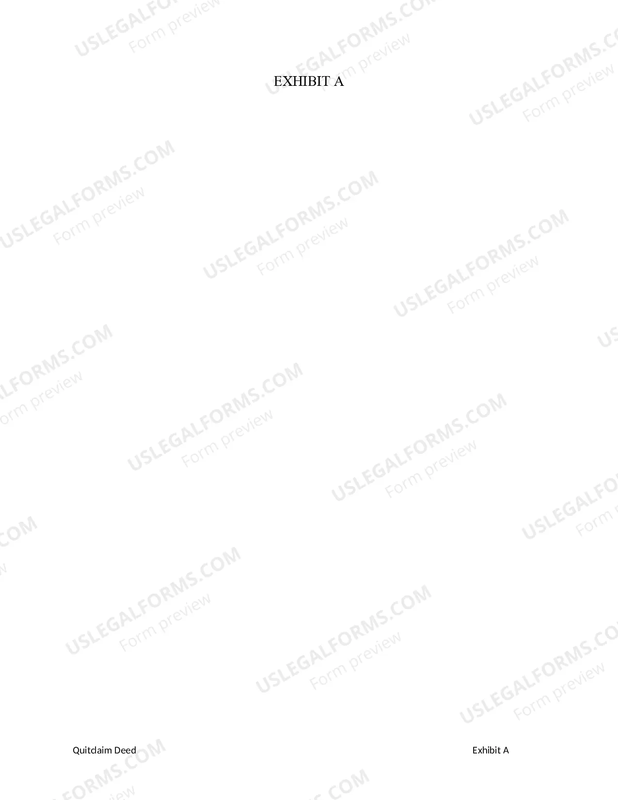 Preview Quitclaim Deed - Four Individuals to Five Individuals