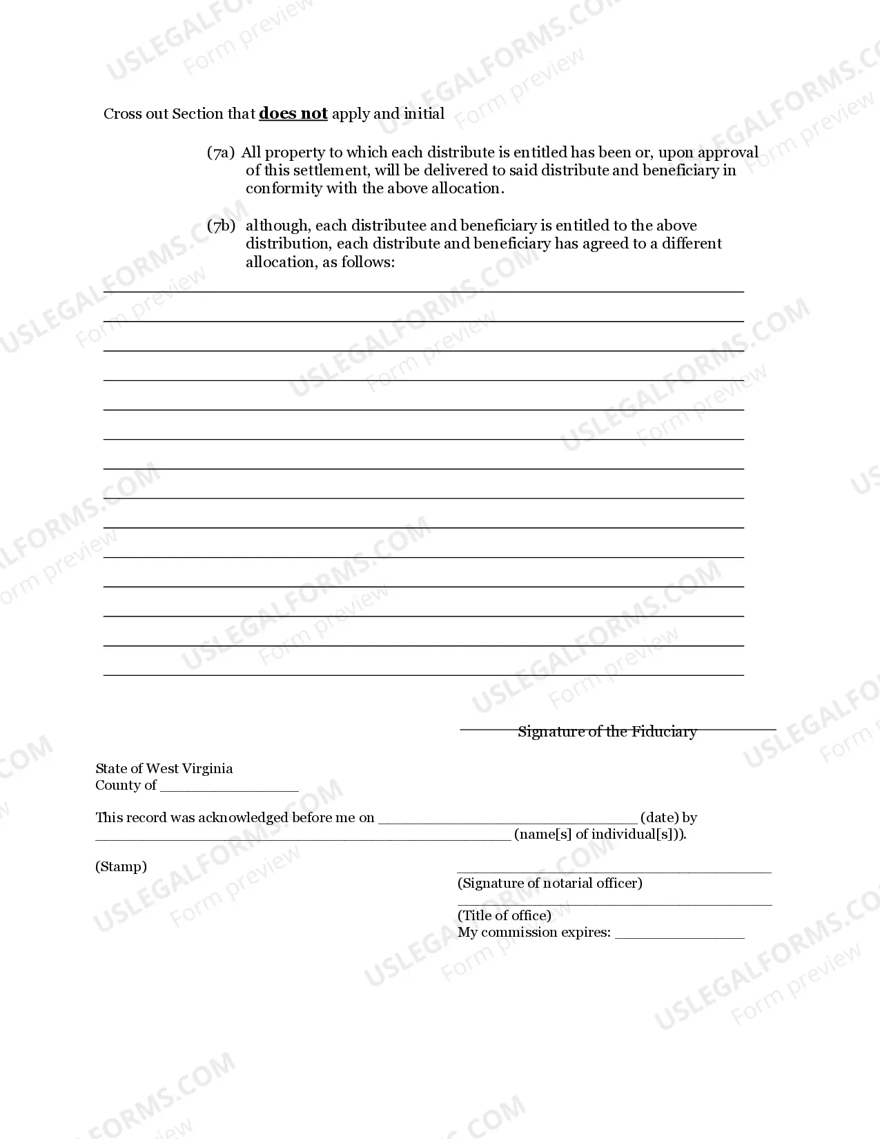 Preview Short Form Settlement - Heirship Affidavit
