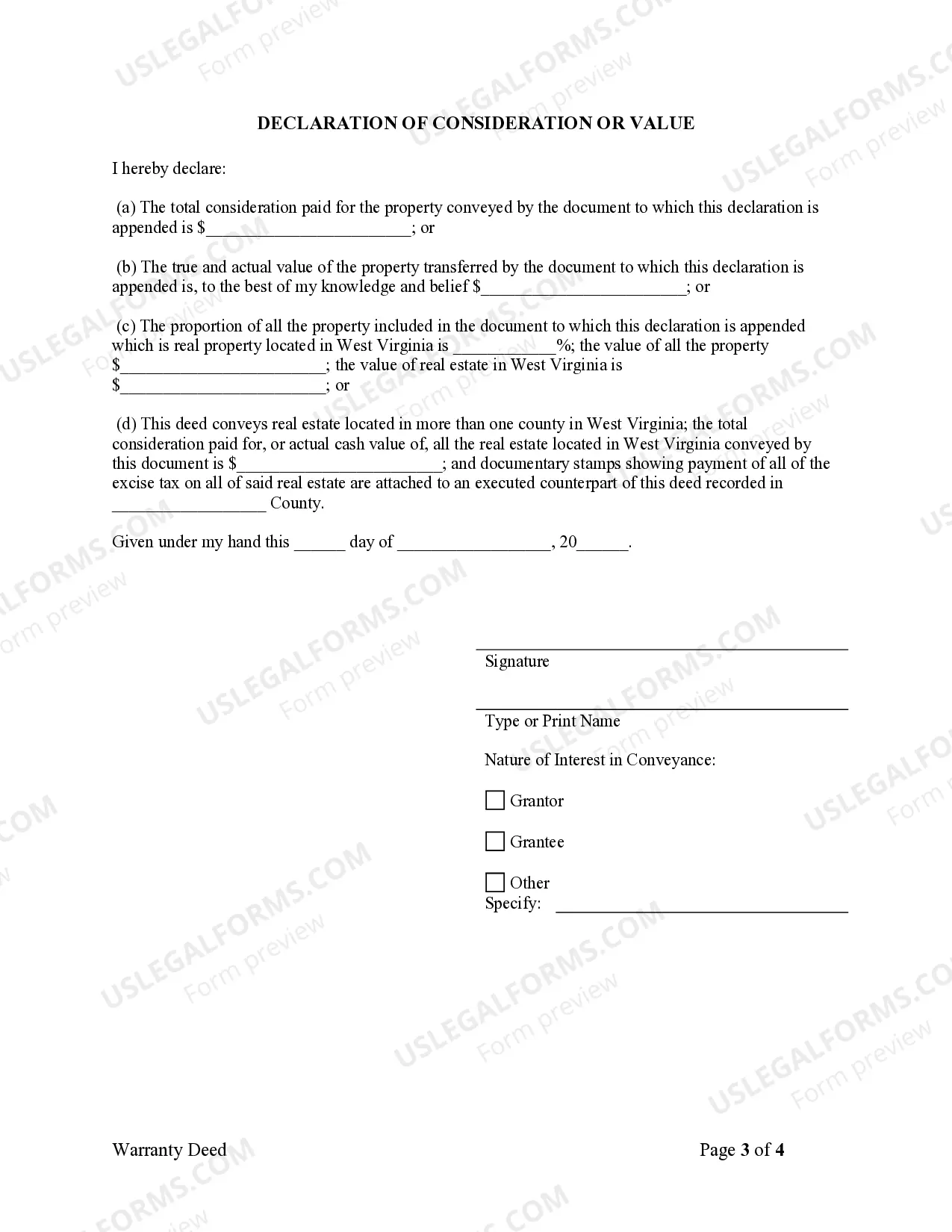 Preview Warranty Deed from two Individuals to Husband and Wife