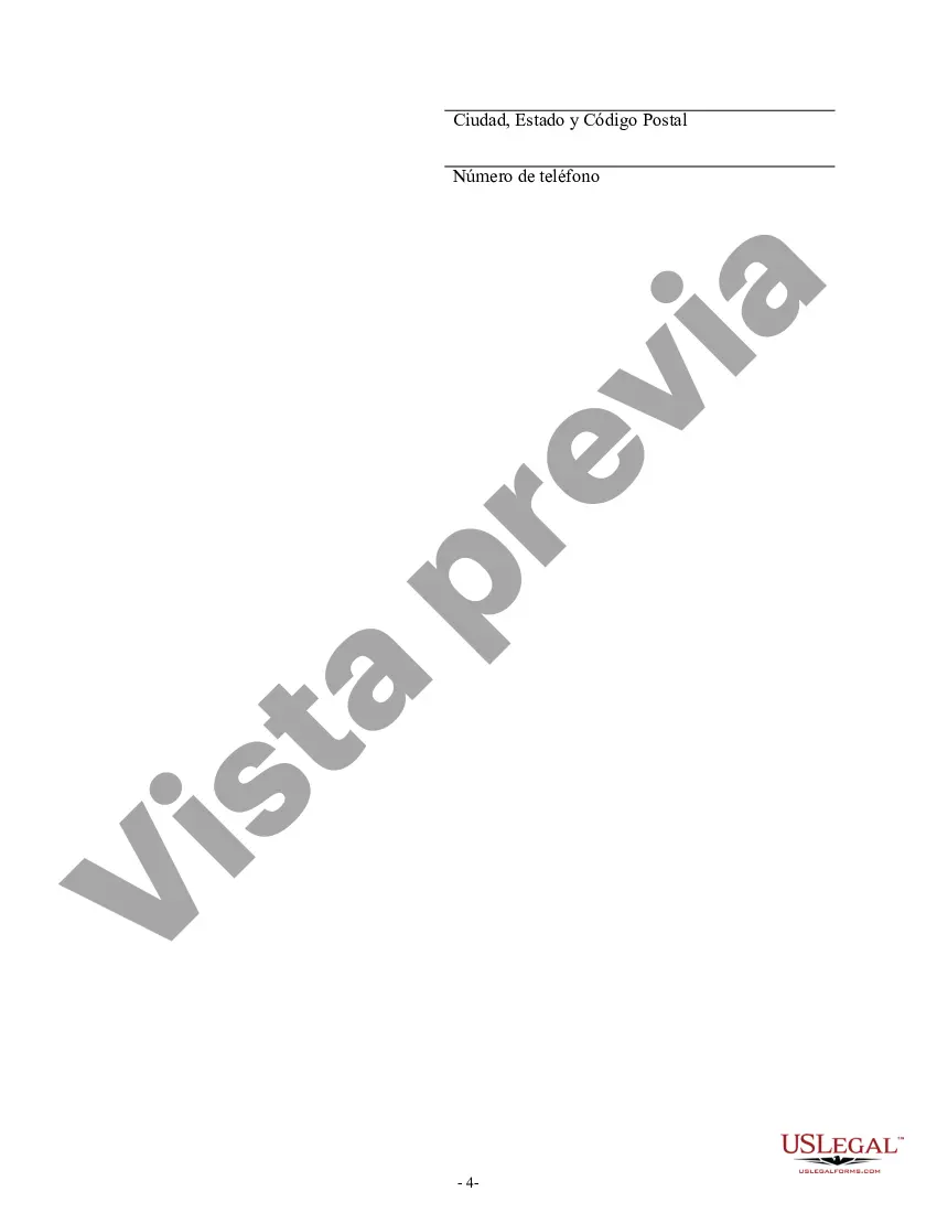 Preview Renuncia y descargo de responsabilidad de los intereses sobre bienes inmuebles