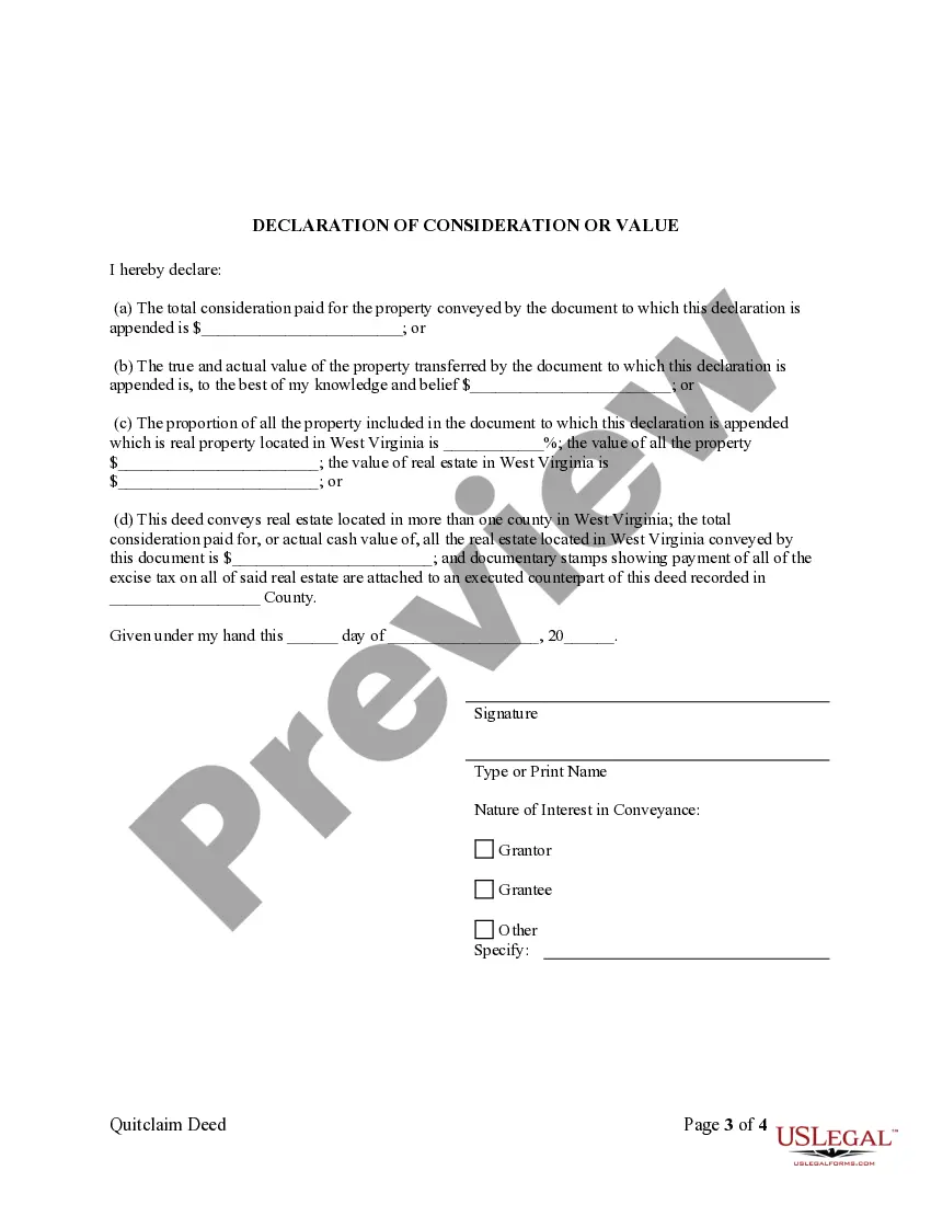 Preview Quitclaim Deed by Two Individuals to LLC
