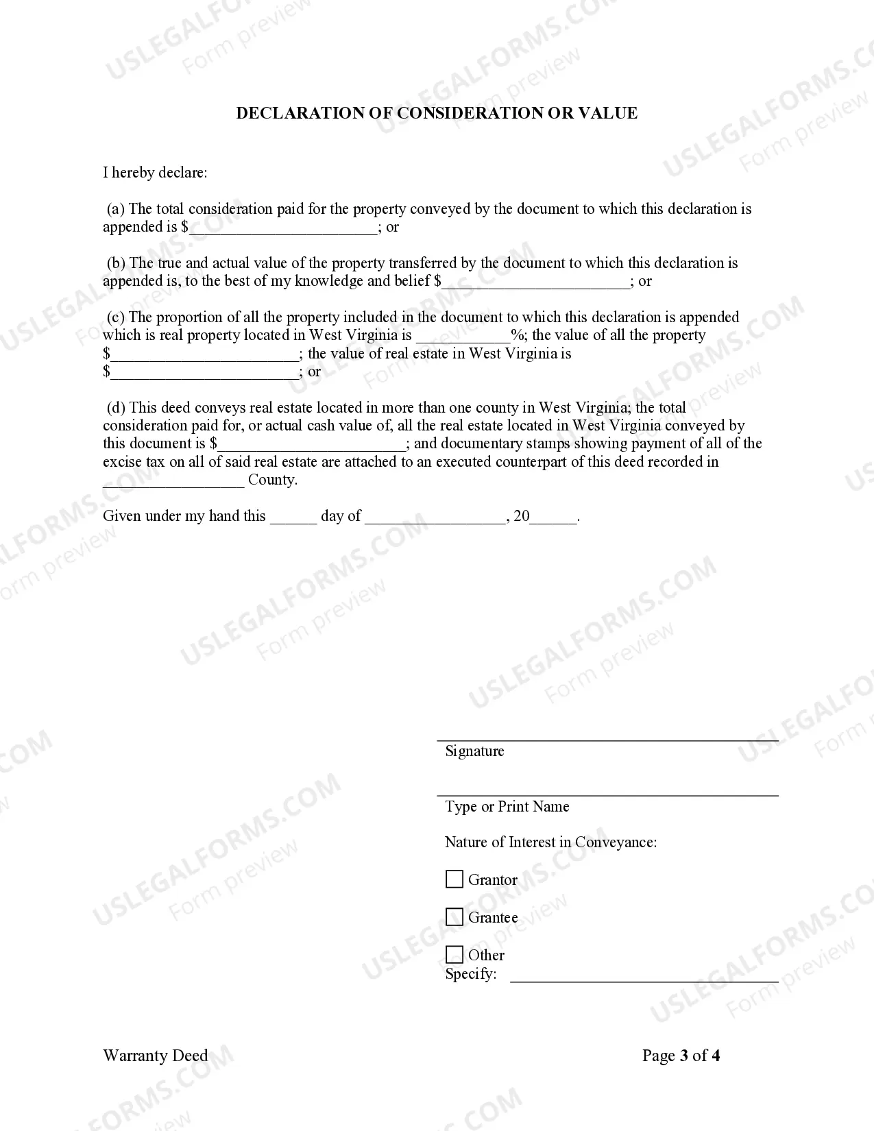 Preview Warranty Deed from two Individuals to LLC