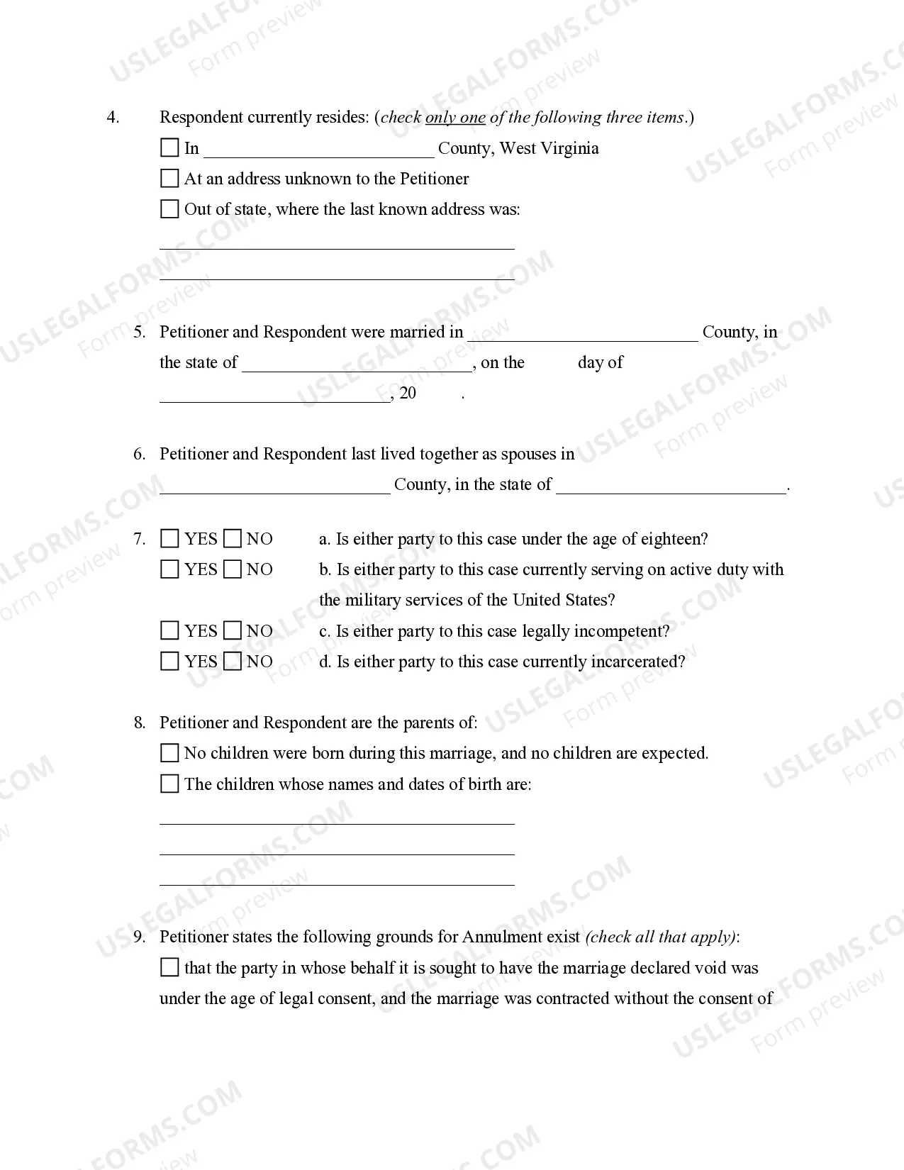 Preview Petition for Annulment