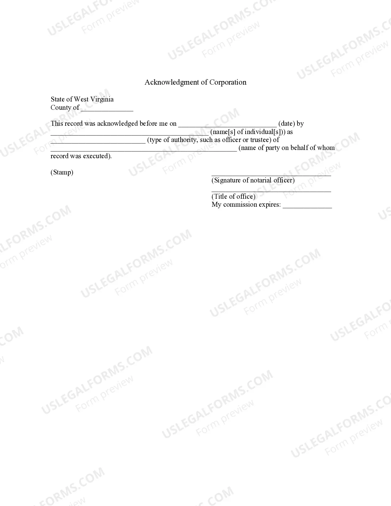 Preview Bill of Sale without Warranty by Corporate Seller