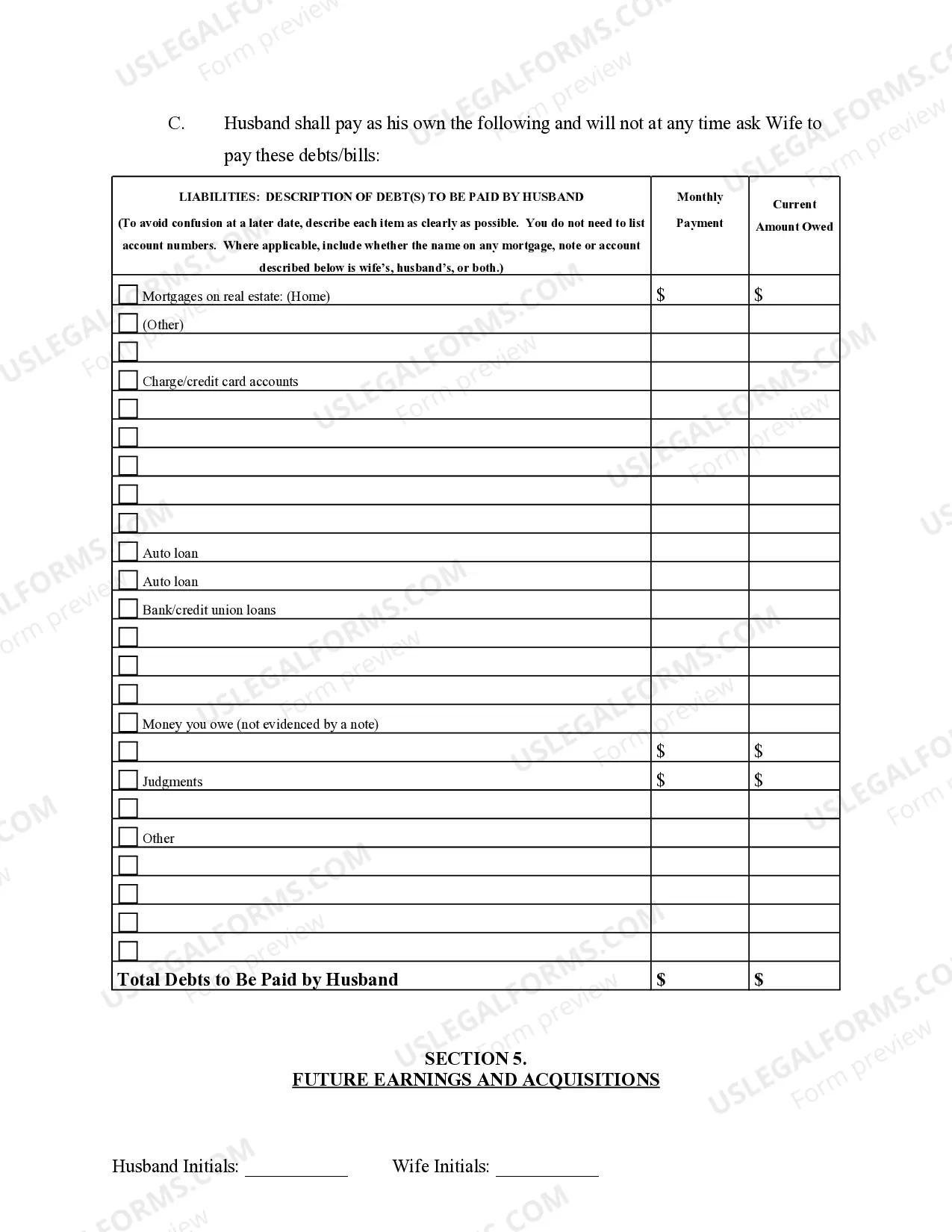 Preview Marital Domestic Separation and Property Settlement Agreement Adult Children Parties May have Joint Property or Debts effective Immediately