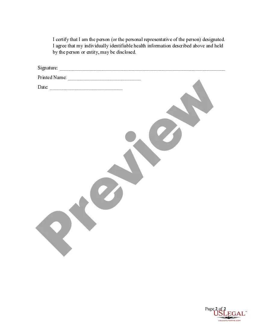 Preview West Virginia Release and Authorization