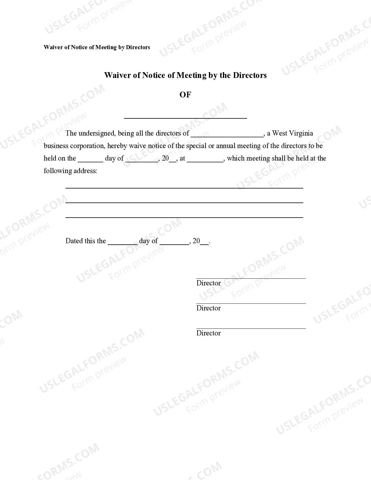 Preview Notices, Resolutions, Simple Stock Ledger and Certificate