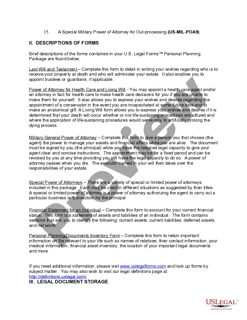 Preview West Virginia Essential Legal Life Documents for Military Personnel