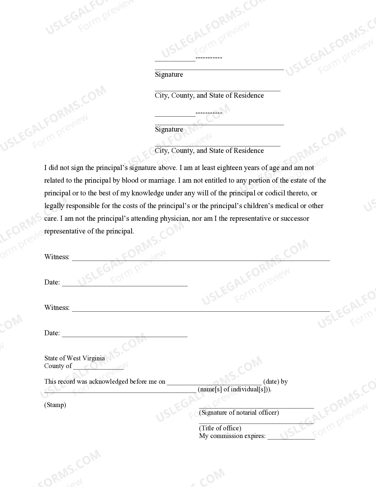 Preview General Power of Attorney for Care and Custody of Child or Children