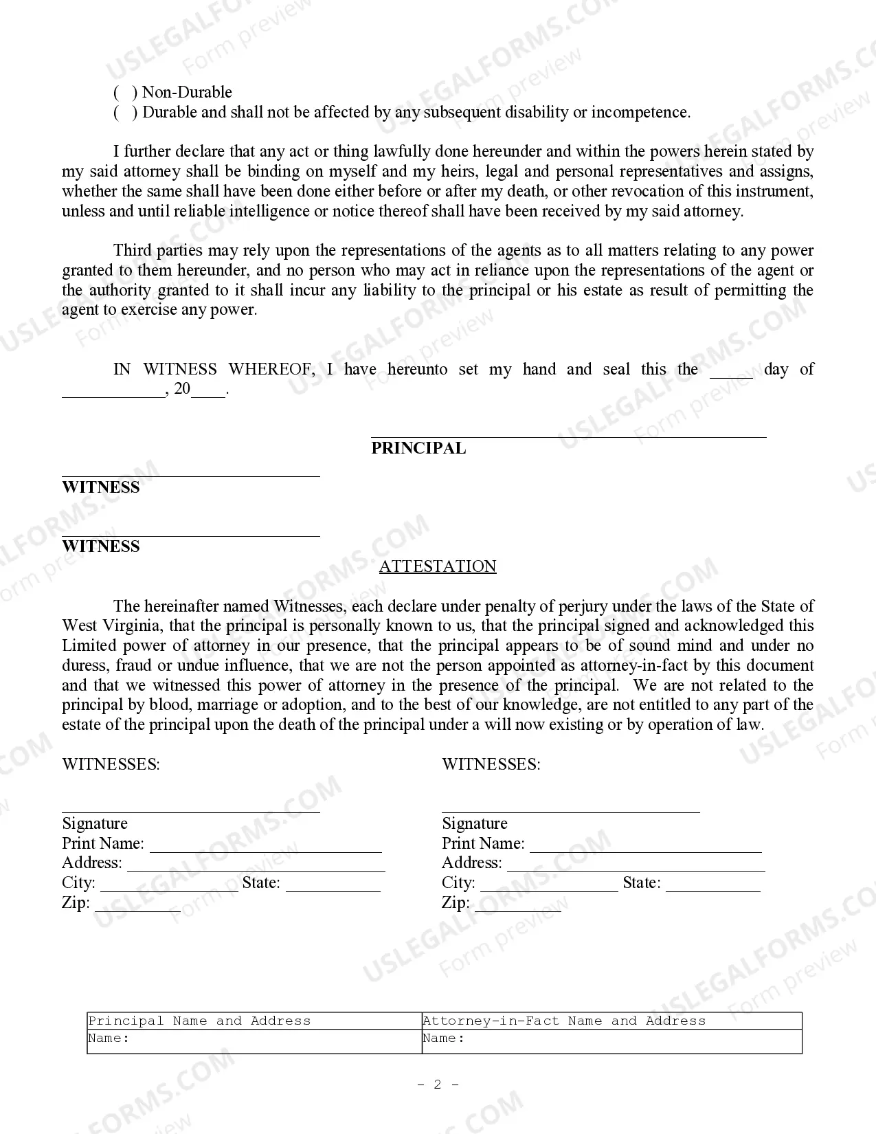 Preview Limited Power of Attorney for Stock Transactions and Corporate Powers