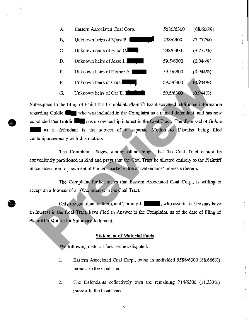 Preview A12 Memorandum of Law In Support of Motion for Summary Judgment On Behalf of Plaintiff