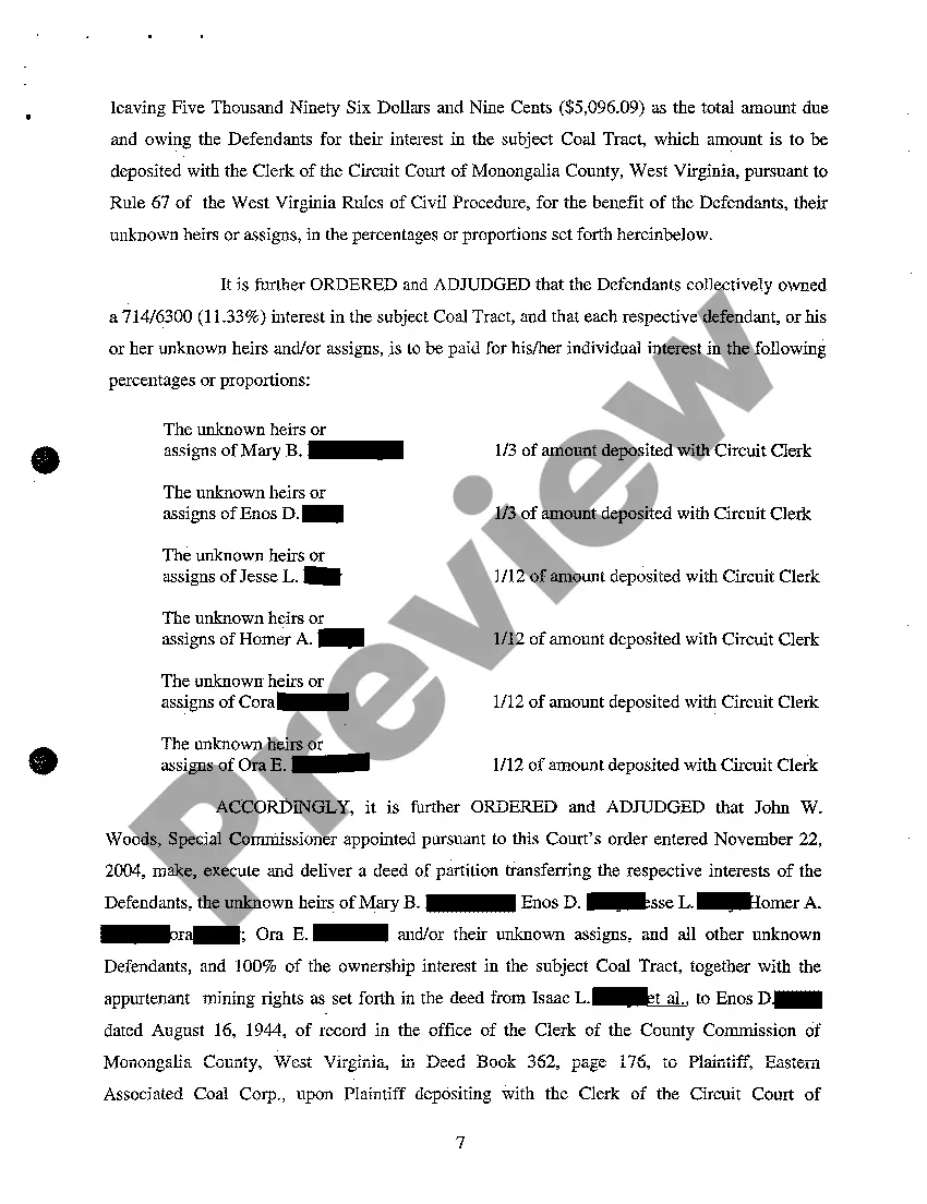 Get A24 Order Granting Clear Title to Plaintiffs and Setting Buyout Price for Defendants with Interest in Subject Property Preview A24 Order Granting Clear Title to Plaintiffs and Setting Buyout Price for Defendants with Interest in Subject Property