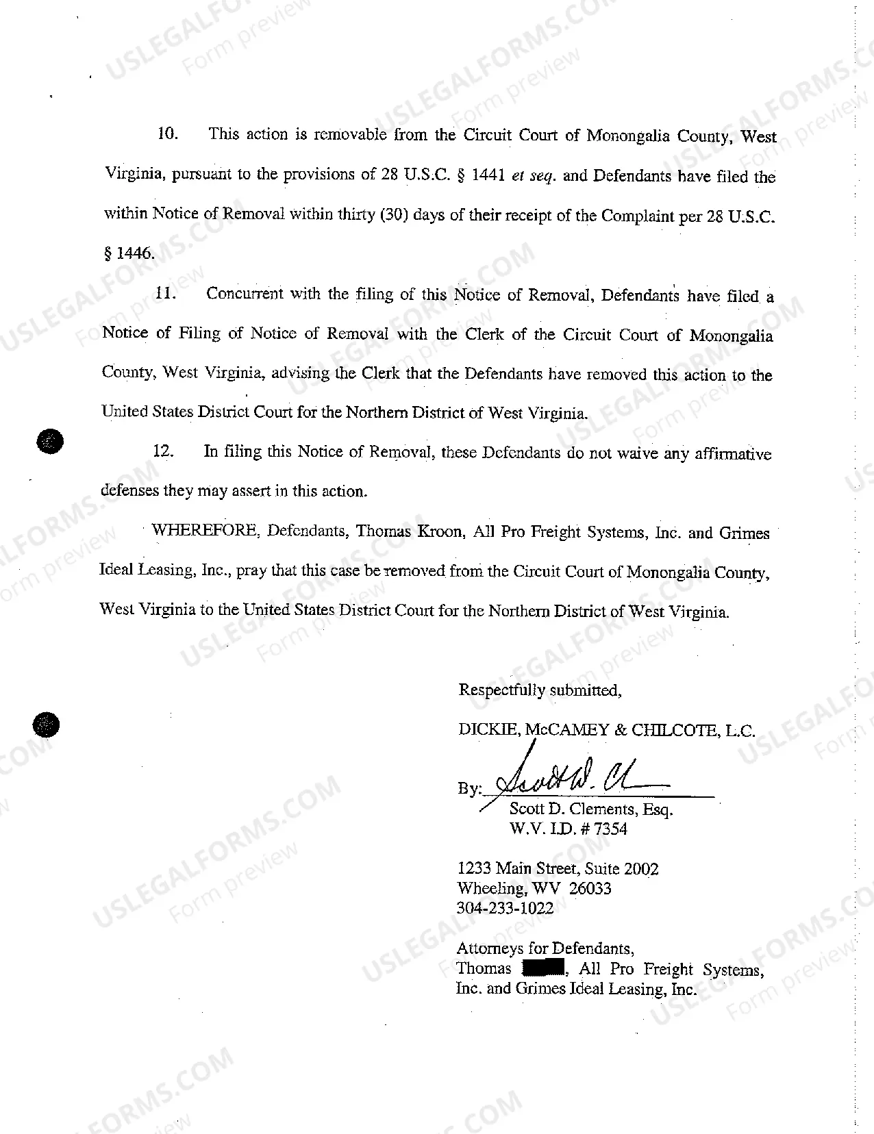 Preview A06 Notice of Removal