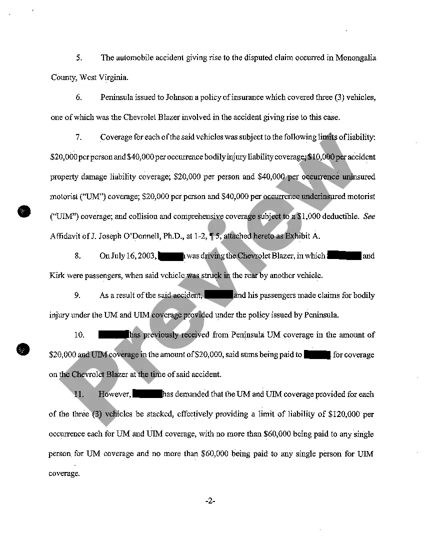 Get A03 Complaint for Declaratory Judgment Concerning Preview A03 Complaint for Declaratory Judgment Concerning