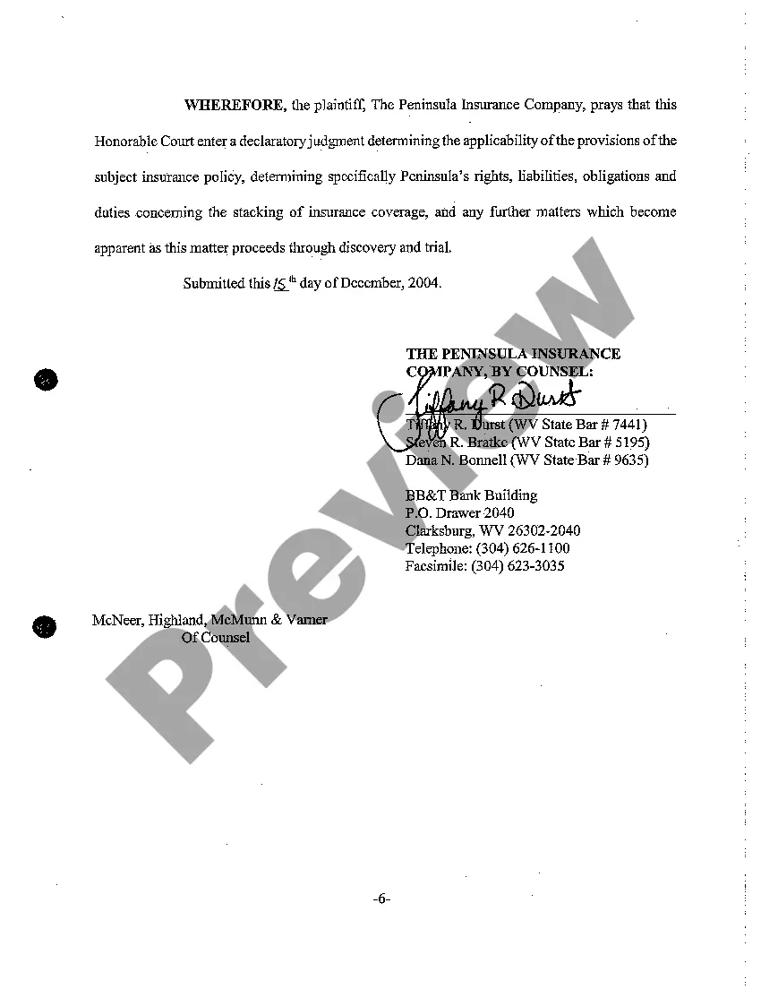 Get A03 Complaint for Declaratory Judgment Concerning Preview A03 Complaint for Declaratory Judgment Concerning