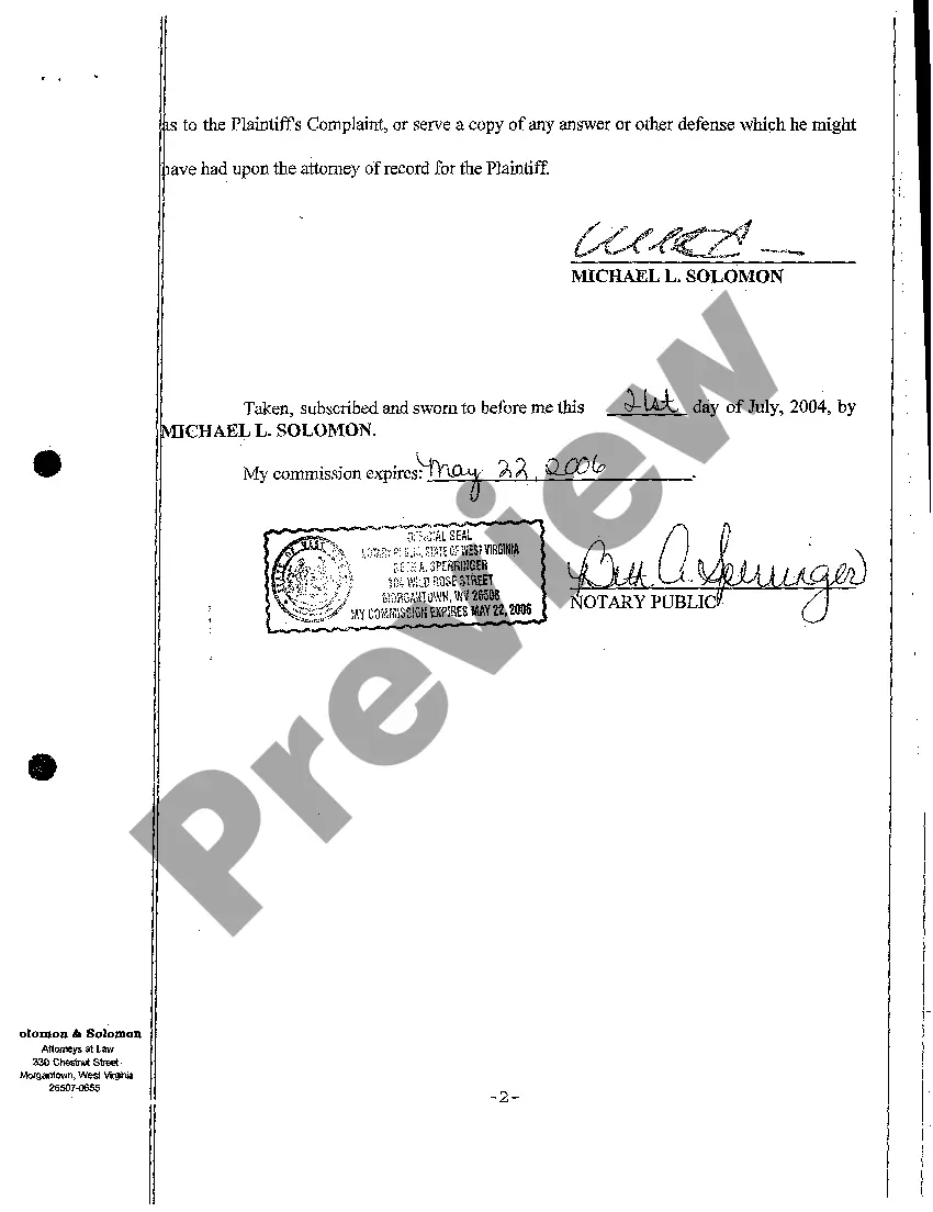 Preview A07 Certificate of Service