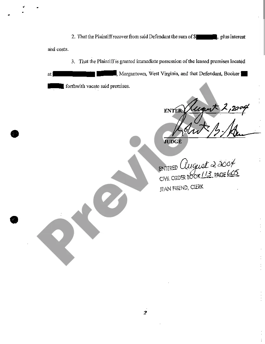 Preview A09 Default Judgment