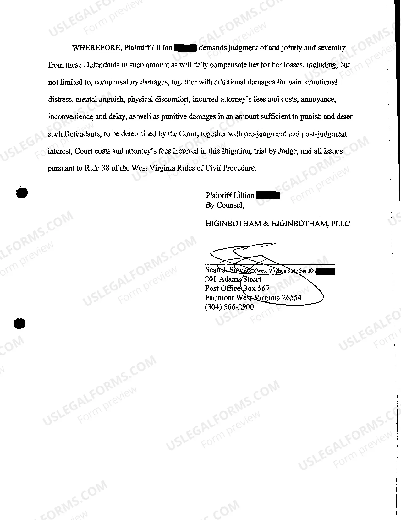 Preview A02 Complaint for Paramedic Medical Malpractice