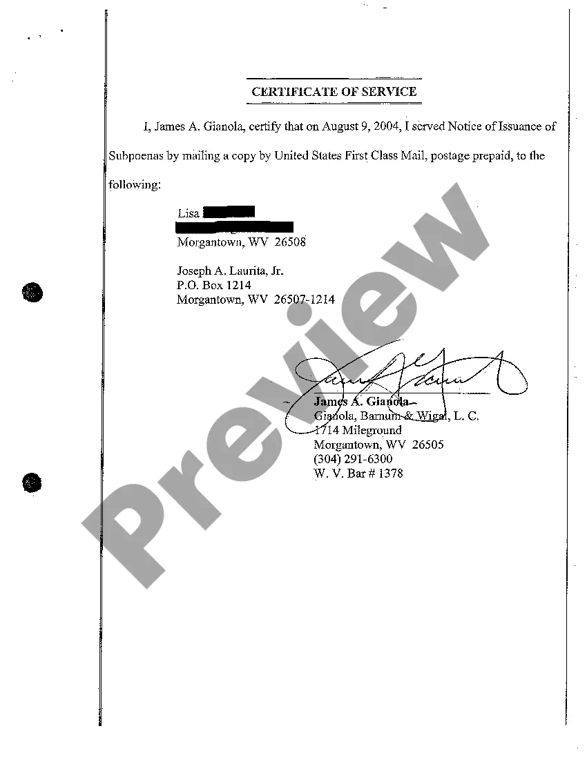 Get A10 Subpoena Preview A10 Subpoena