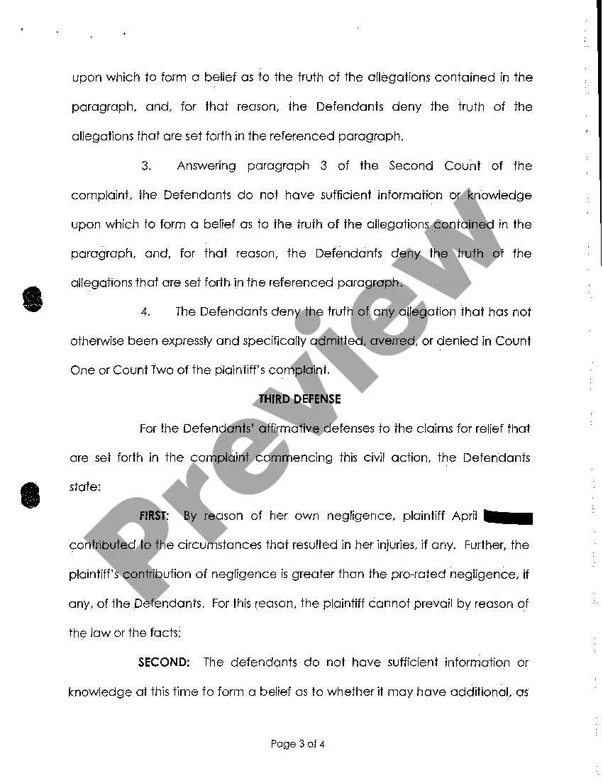 Get A09 Answer to the Defendant's to the Complaint Preview A09 Answer to the Defendant's to the Complaint