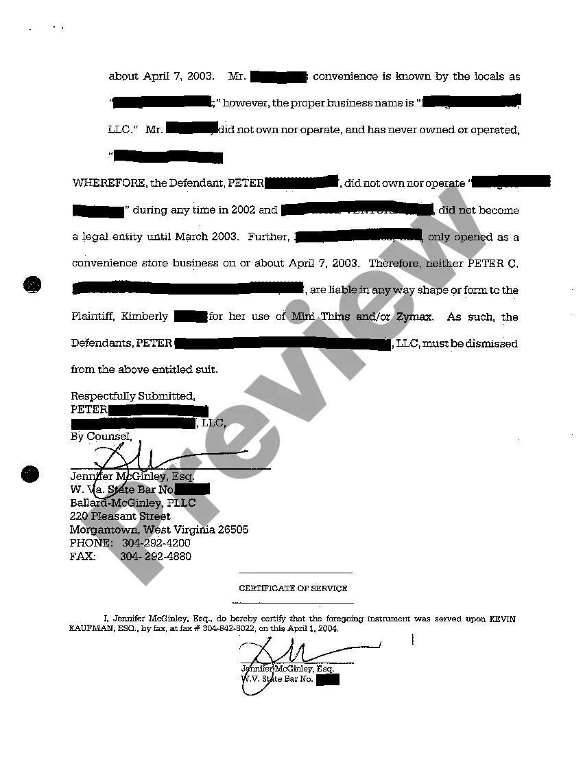 Preview A02 Defendant's Motion to Dismiss