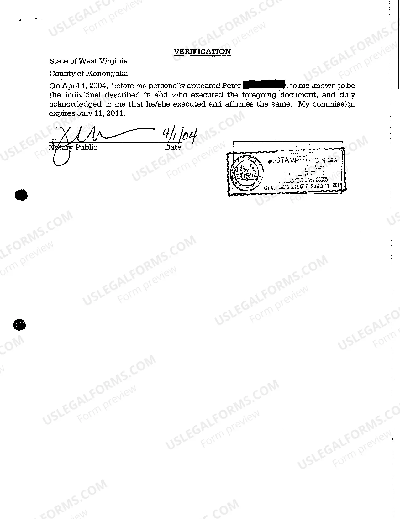 Preview A03 Affidavit